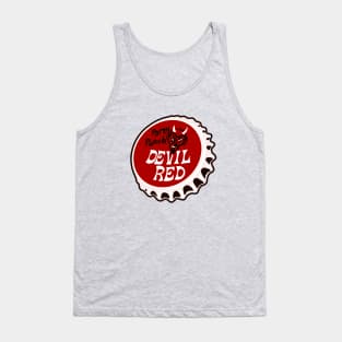 Vintage Red Devil Party Punch Soda Bottlecap Tank Top